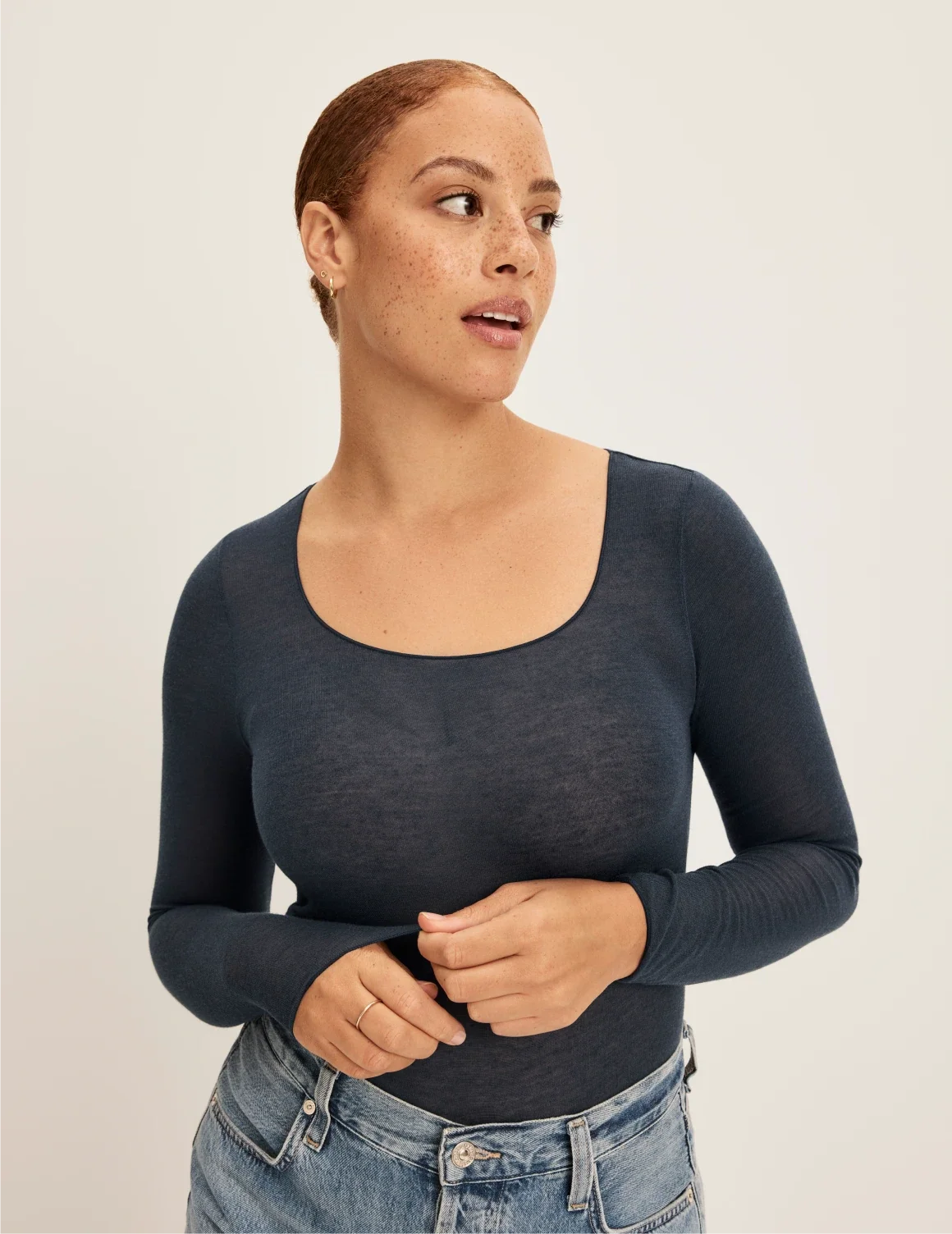 Cashmere Mist Scoop Top - Image 10