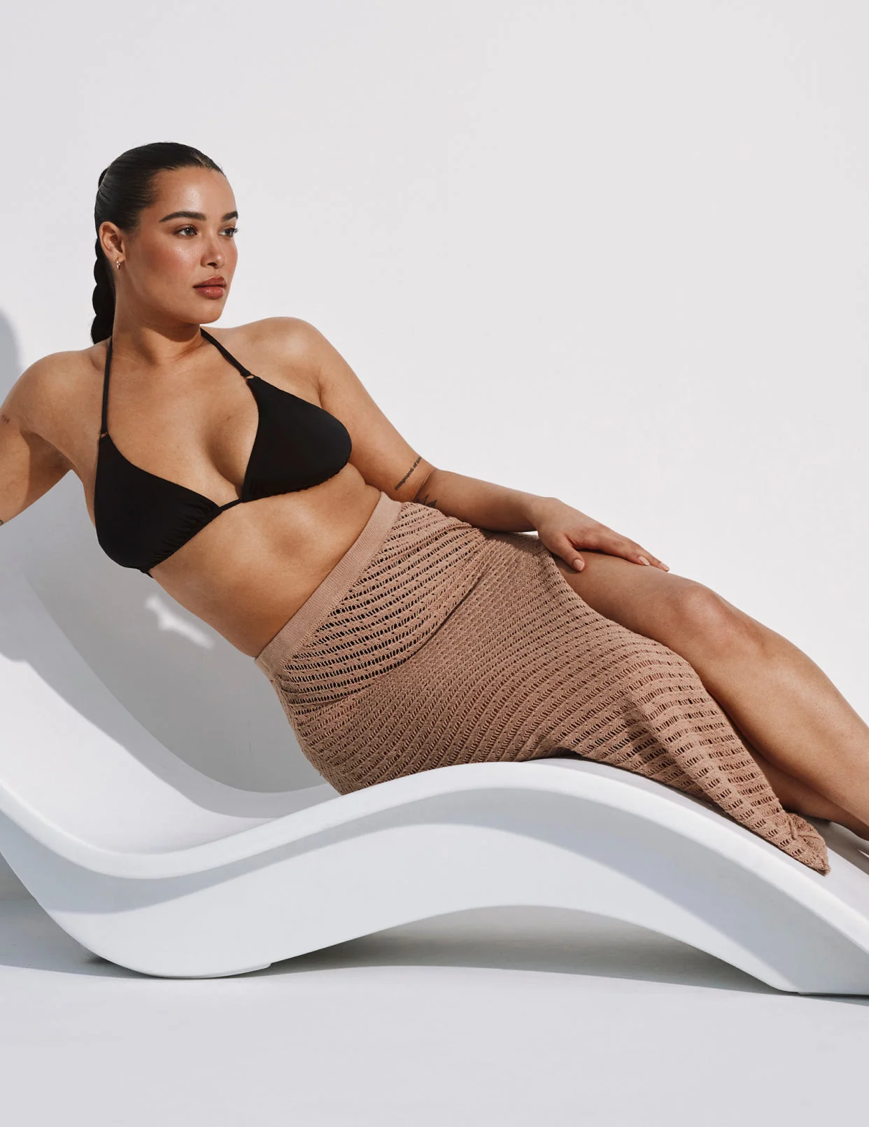 Crochet-Knit Beach Skirt - Image 4