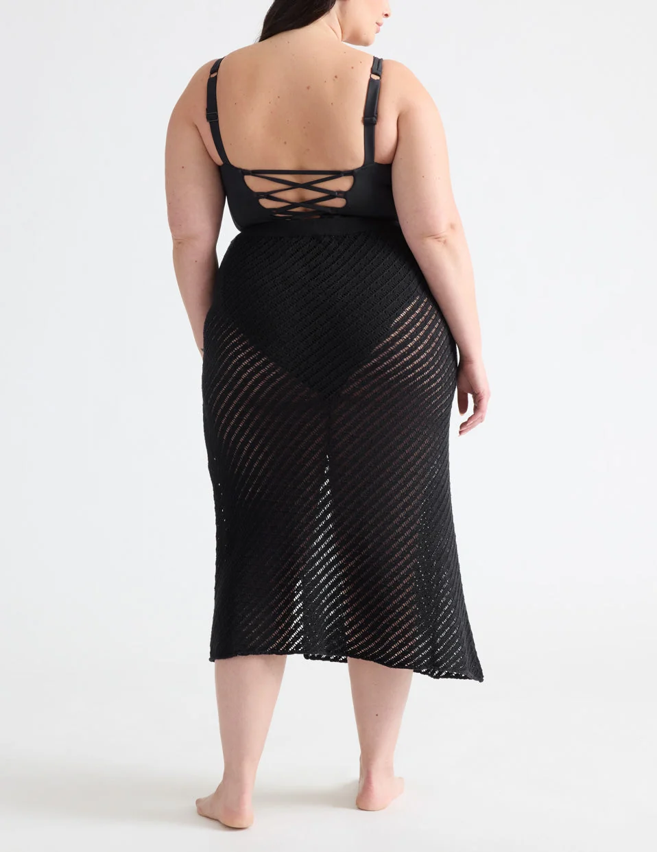 Crochet-Knit Beach Skirt - Image 7