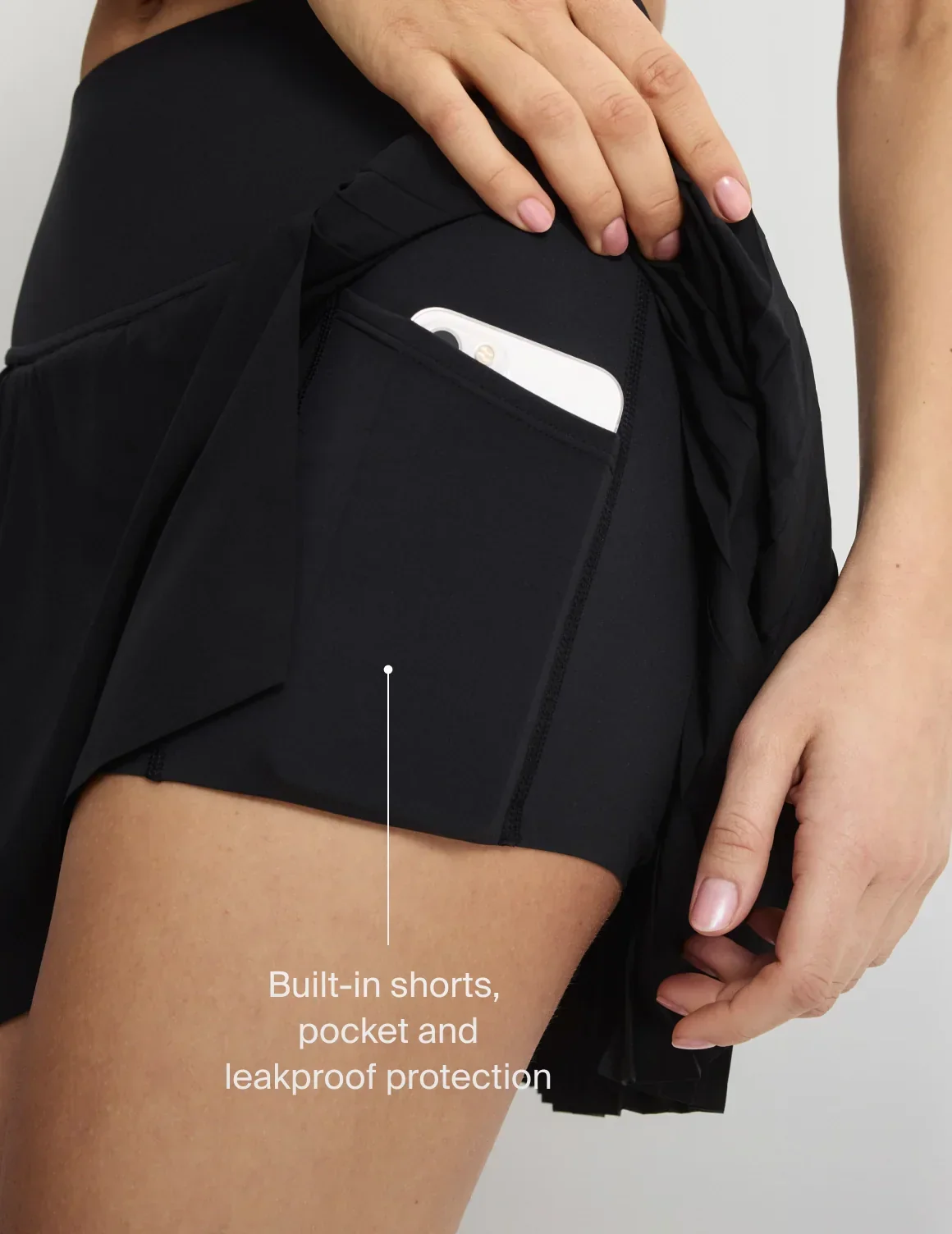 Crosscourt Pleated Skort - Last Call - Image 12
