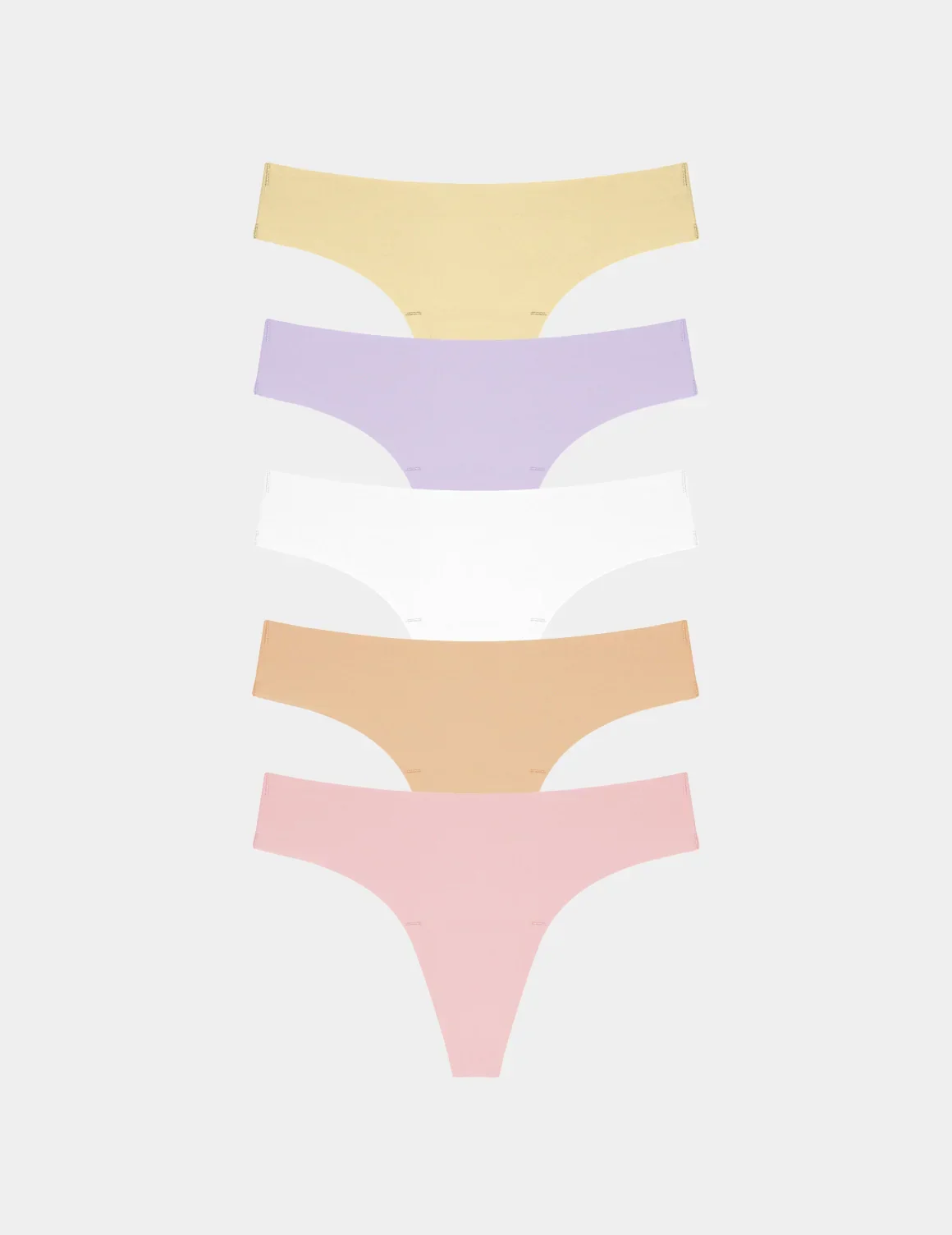 Essential No-Show Thong 5-Pack - Image 4