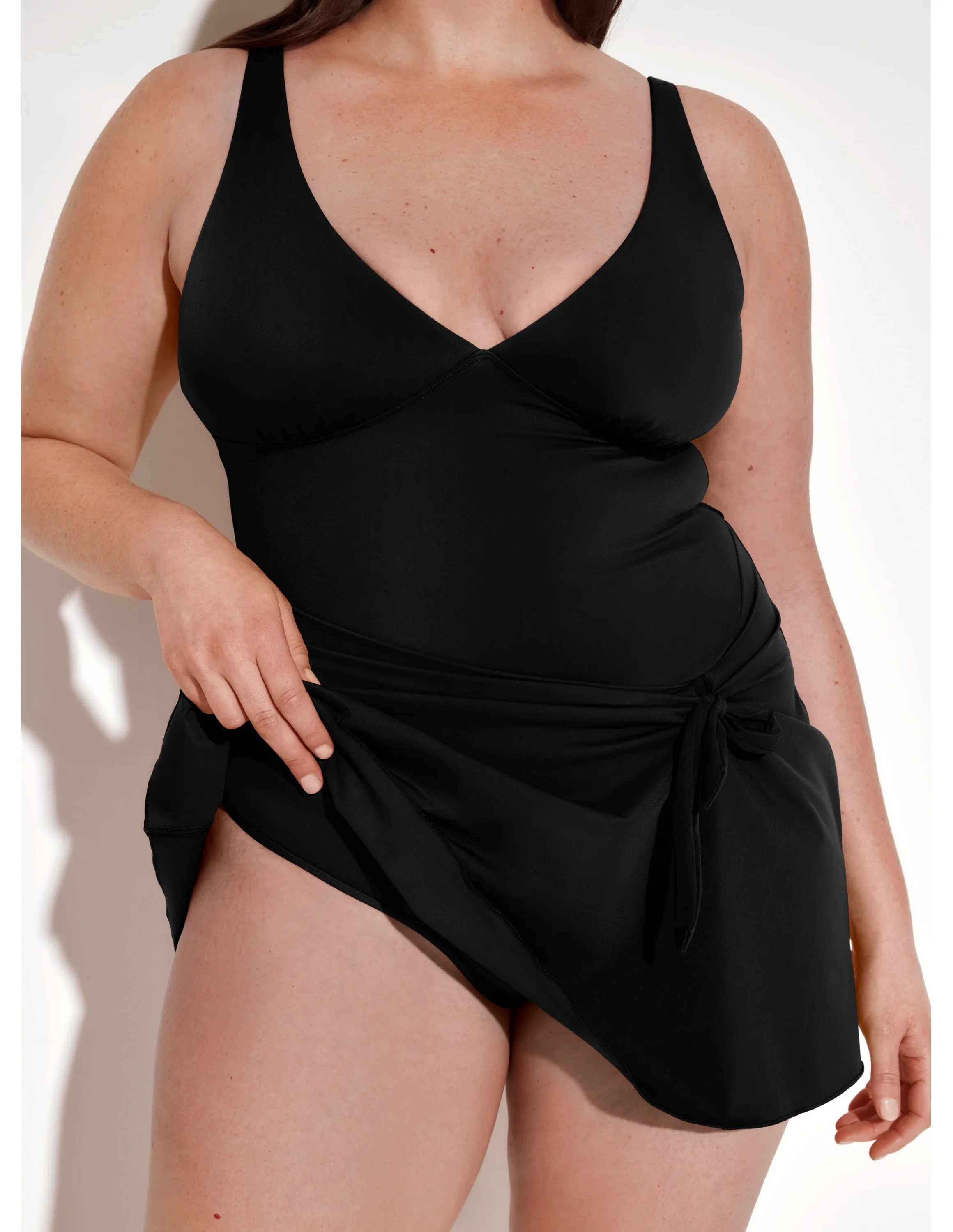 Leakproof Sculpt Deep V Swim Dress - Image 4
