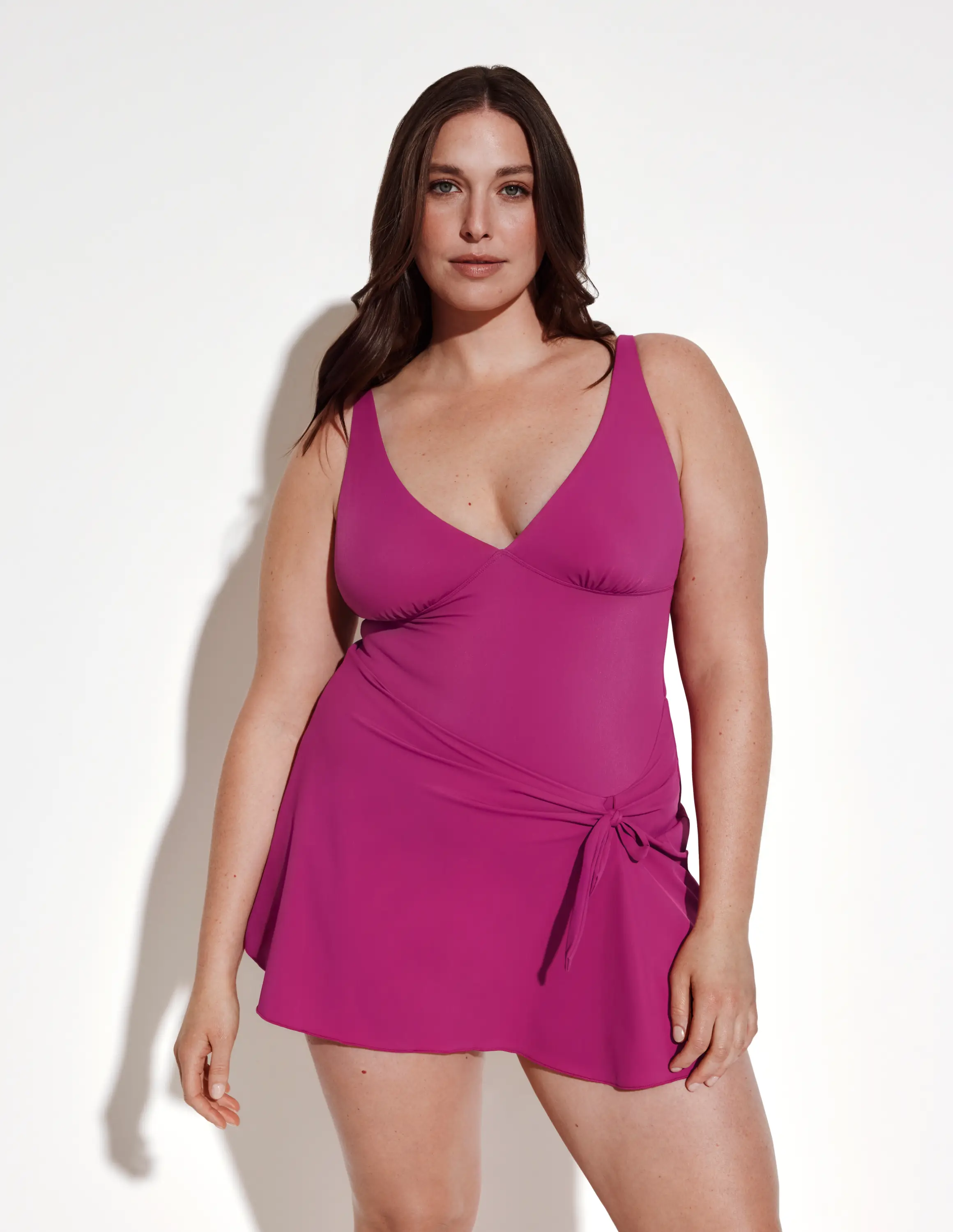 Leakproof Sculpt Deep V Swim Dress - Image 5