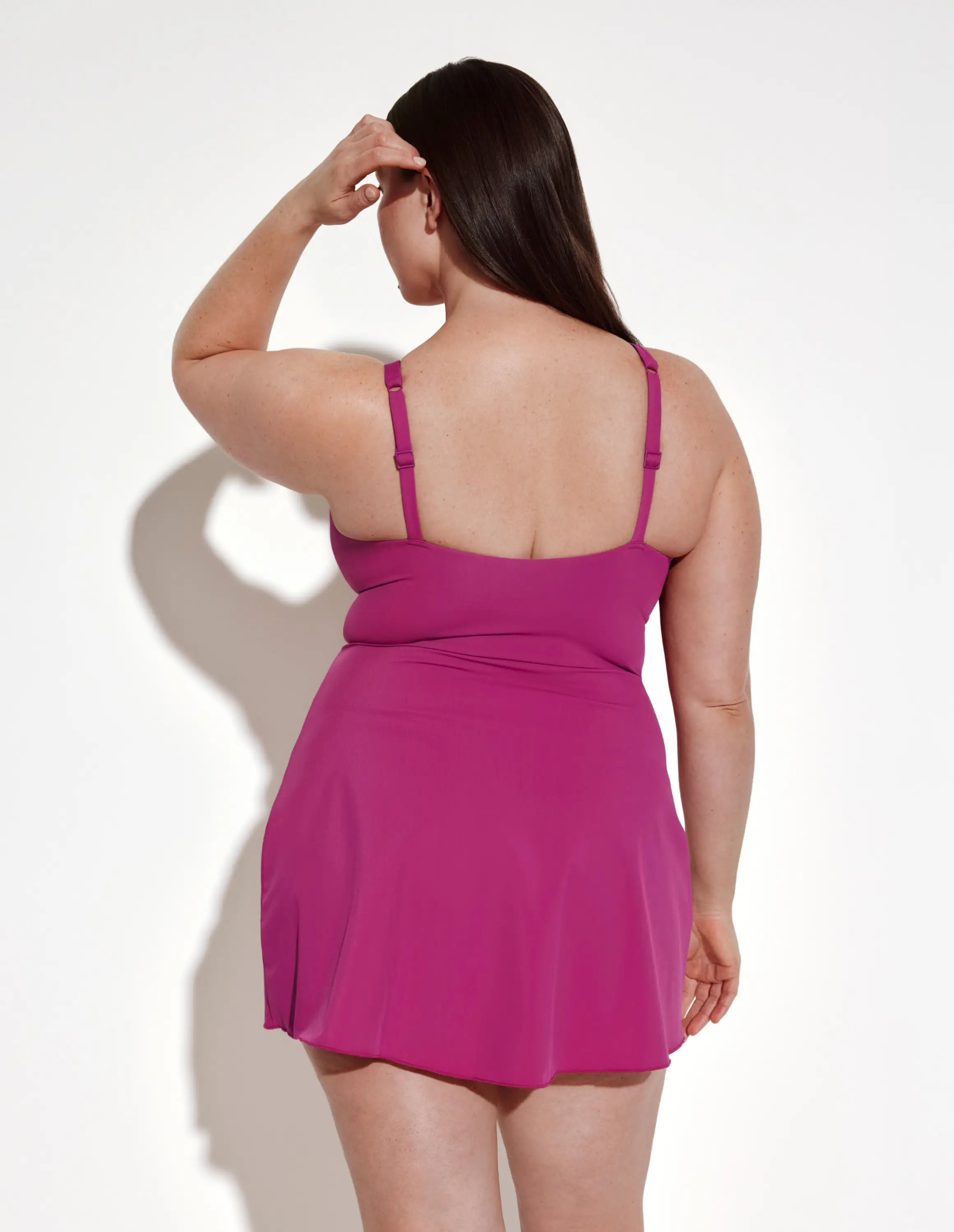 Leakproof Sculpt Deep V Swim Dress - Image 6
