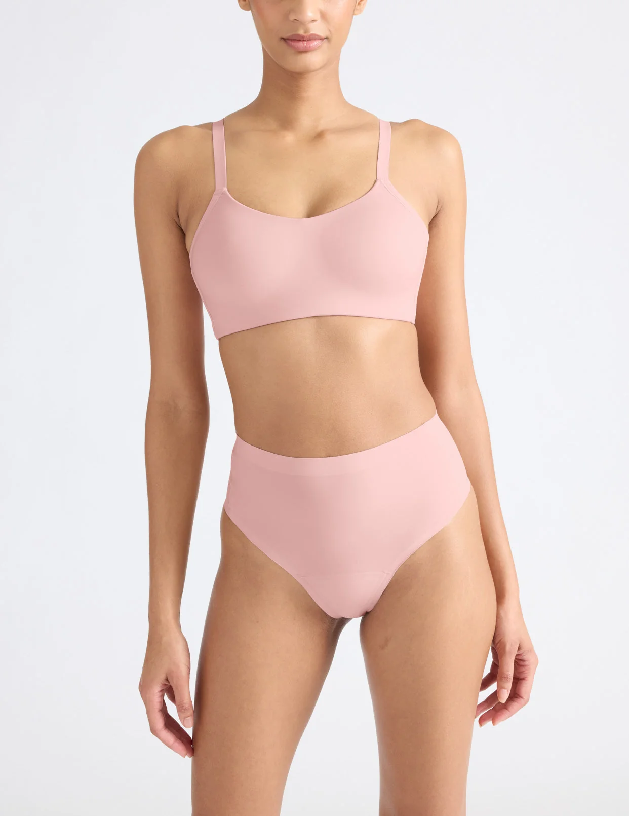 Light Leakproof No-Show High Rise Thong - Last Call - Image 21