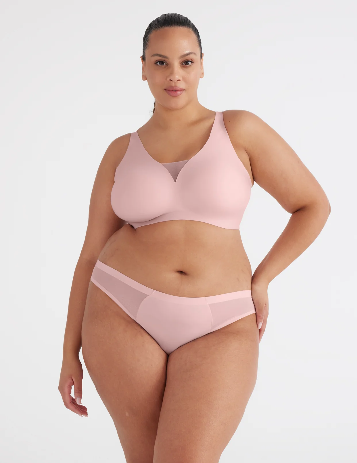 Light Leakproof No-Show Mesh Thong - Last Call - Image 4