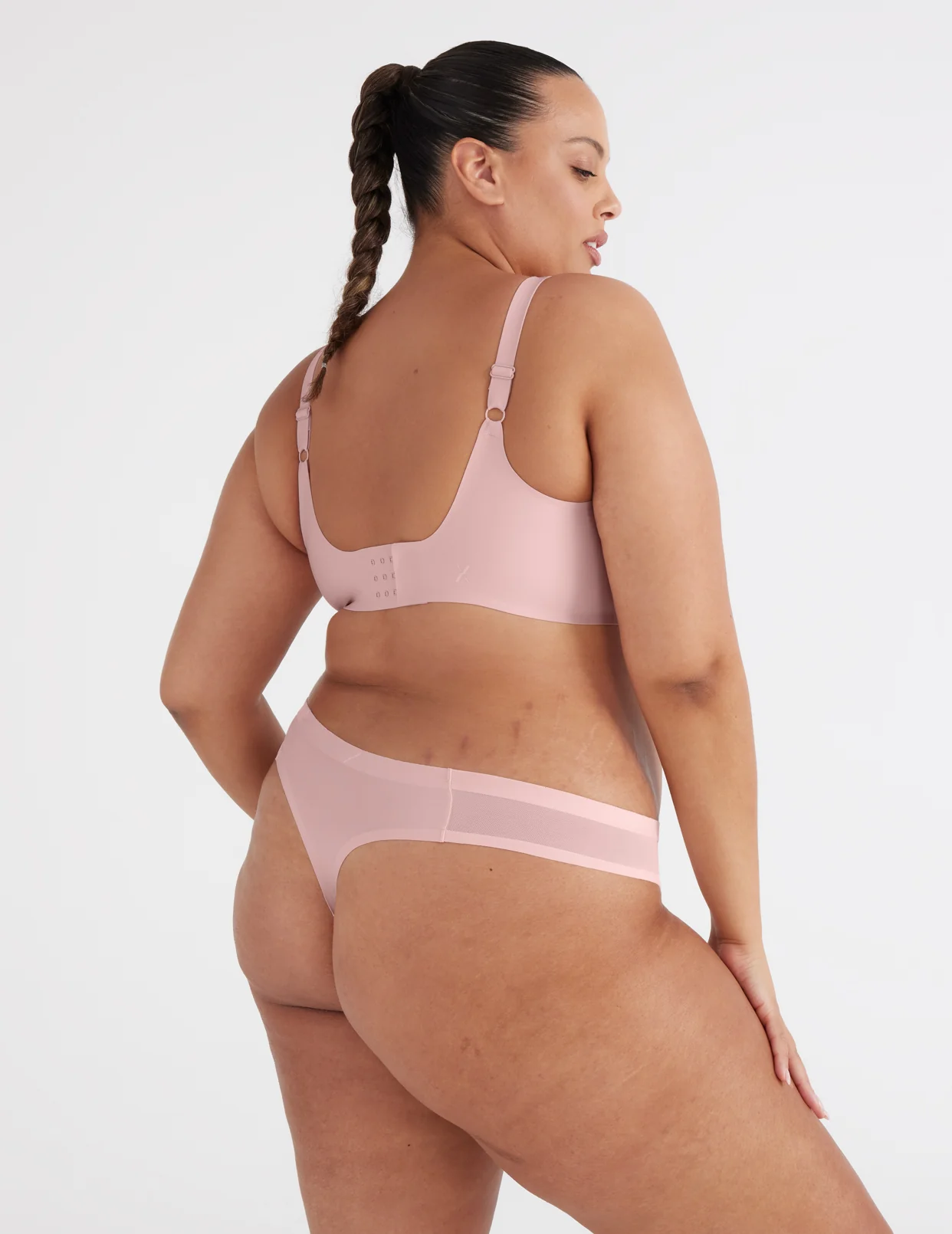 Light Leakproof No-Show Mesh Thong - Last Call - Image 5