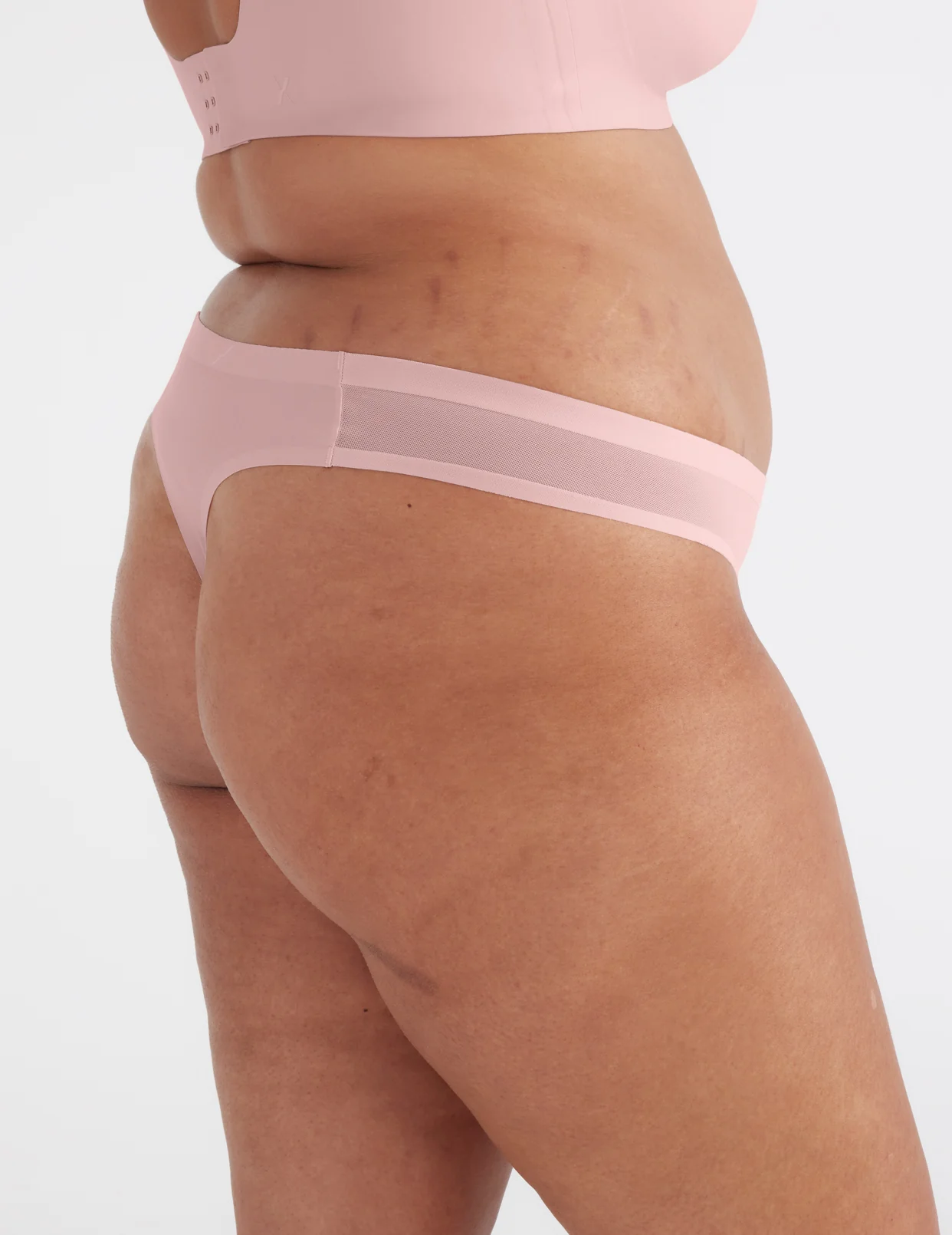 Light Leakproof No-Show Mesh Thong - Last Call - Image 6