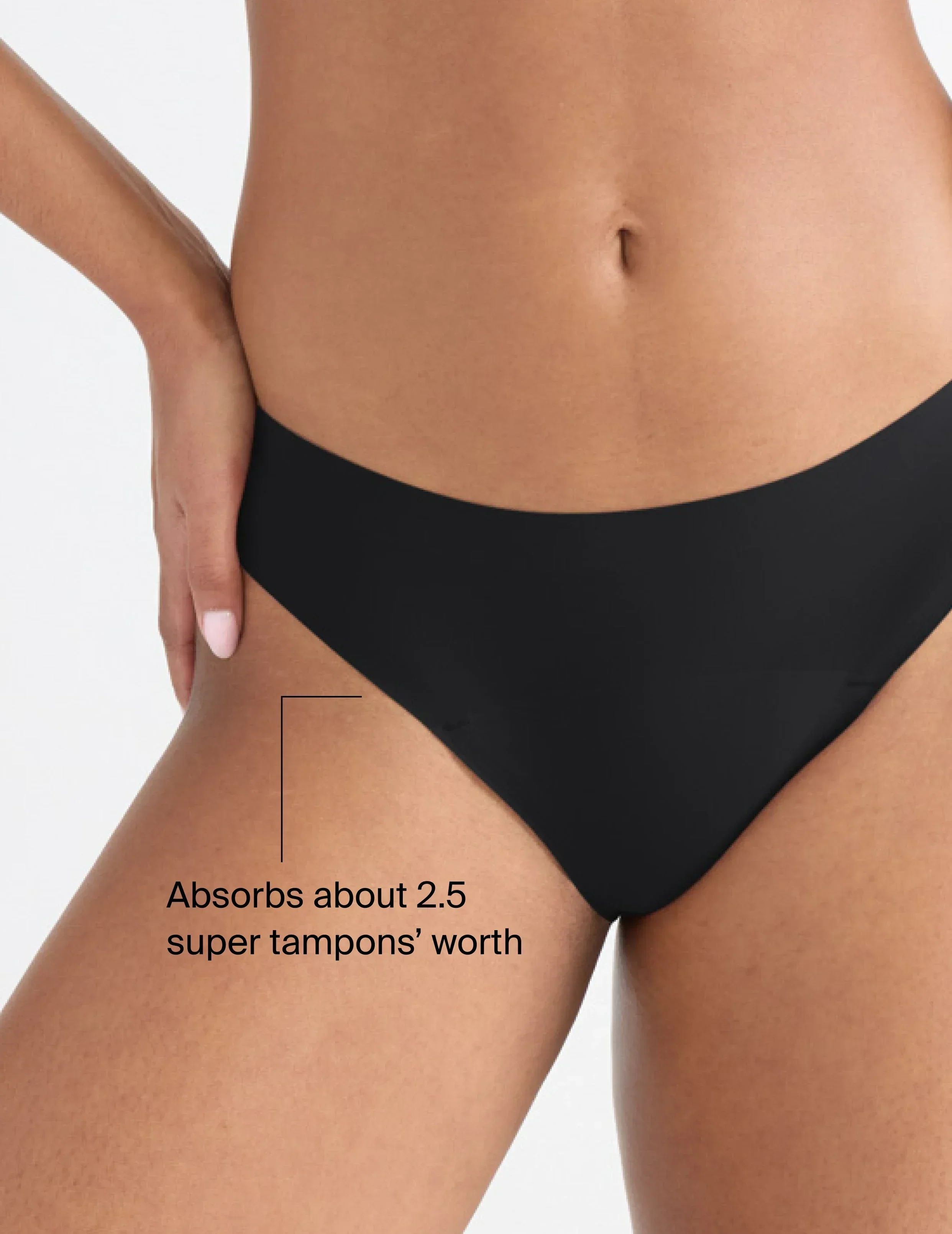 Light Leakproof UltraThin No-Show Thong - Image 35