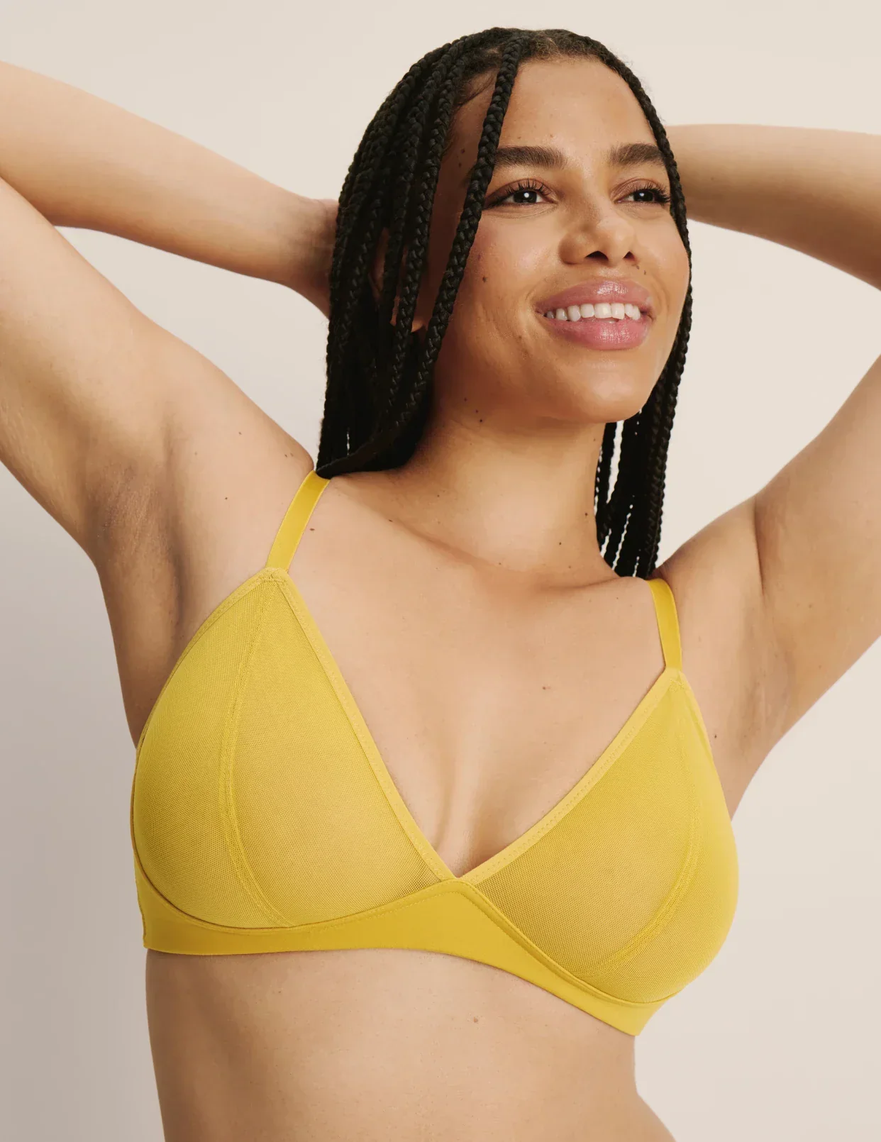 Mesh Deep V Bra - Last Call - Image 6