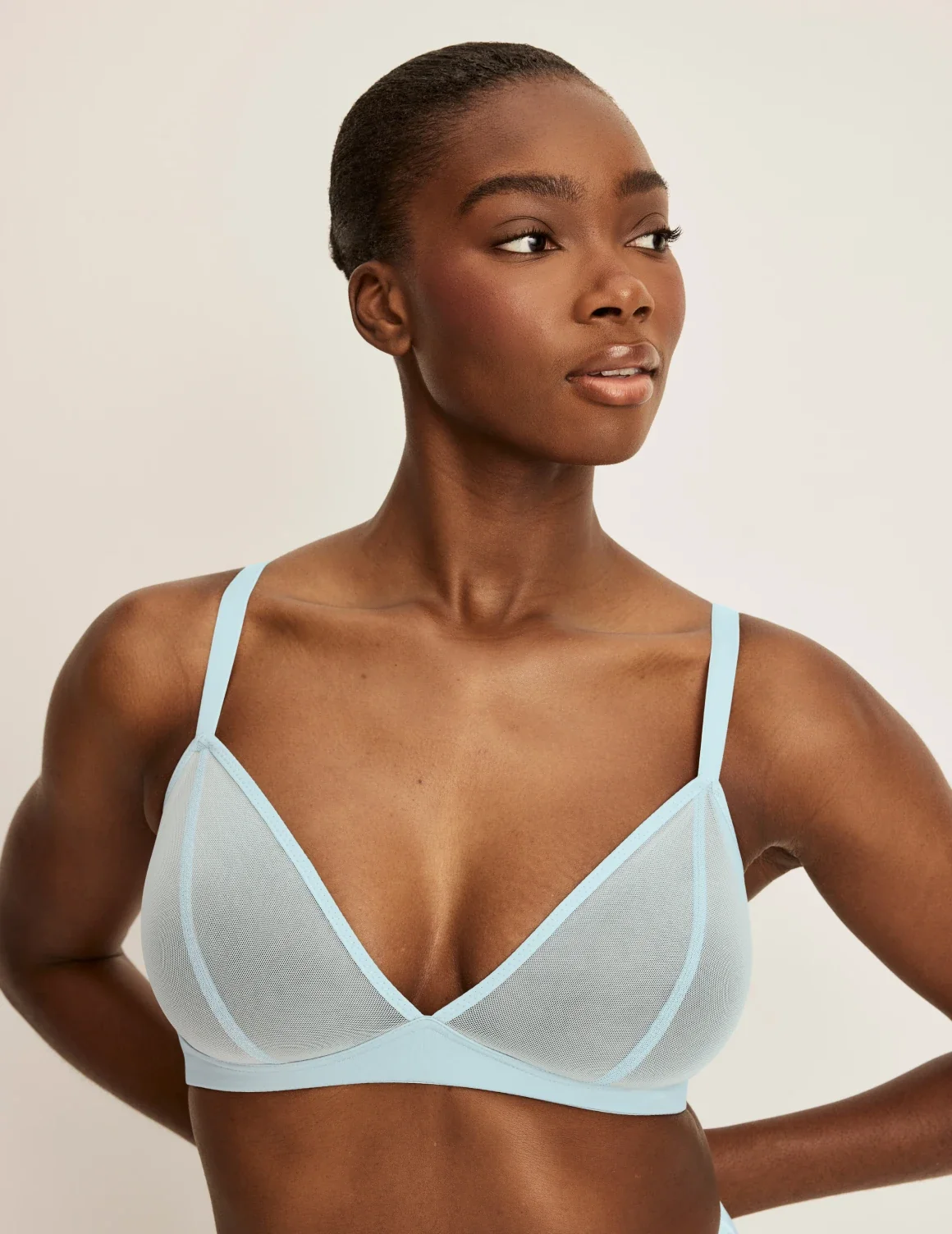 Mesh Deep V Bra - Image 39