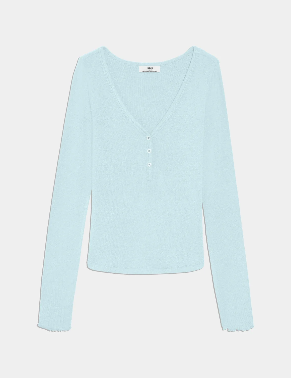 Modal Rib Long Sleeve Henley - Image 15