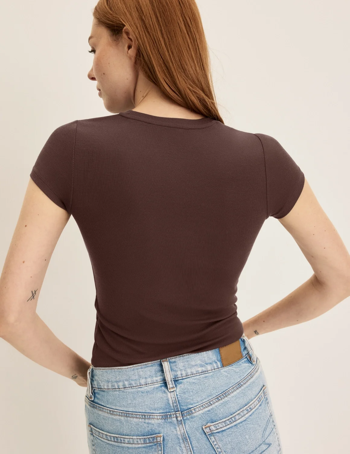 Modal Rib T-Shirt - Last Call - Image 29