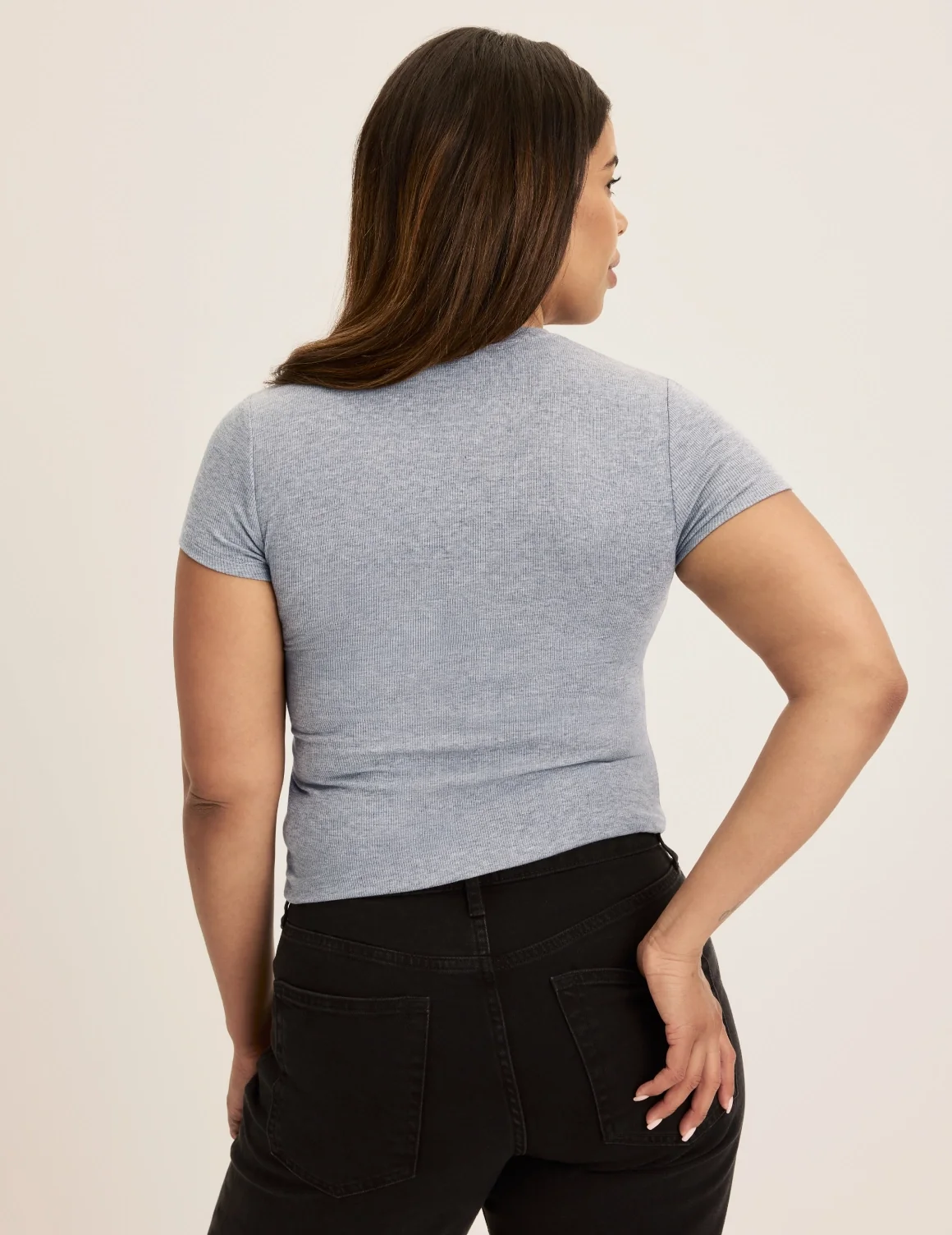 Modal Rib T-Shirt - Last Call - Image 30