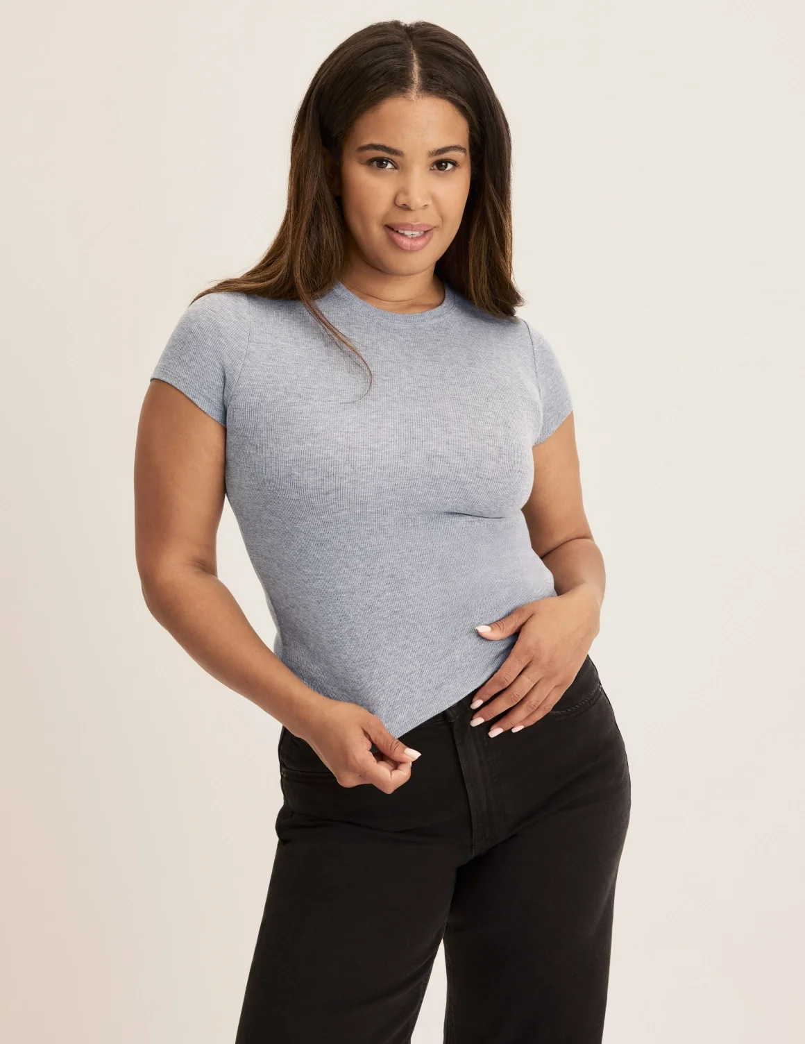 Modal Rib T-Shirt - Last Call - Image 6