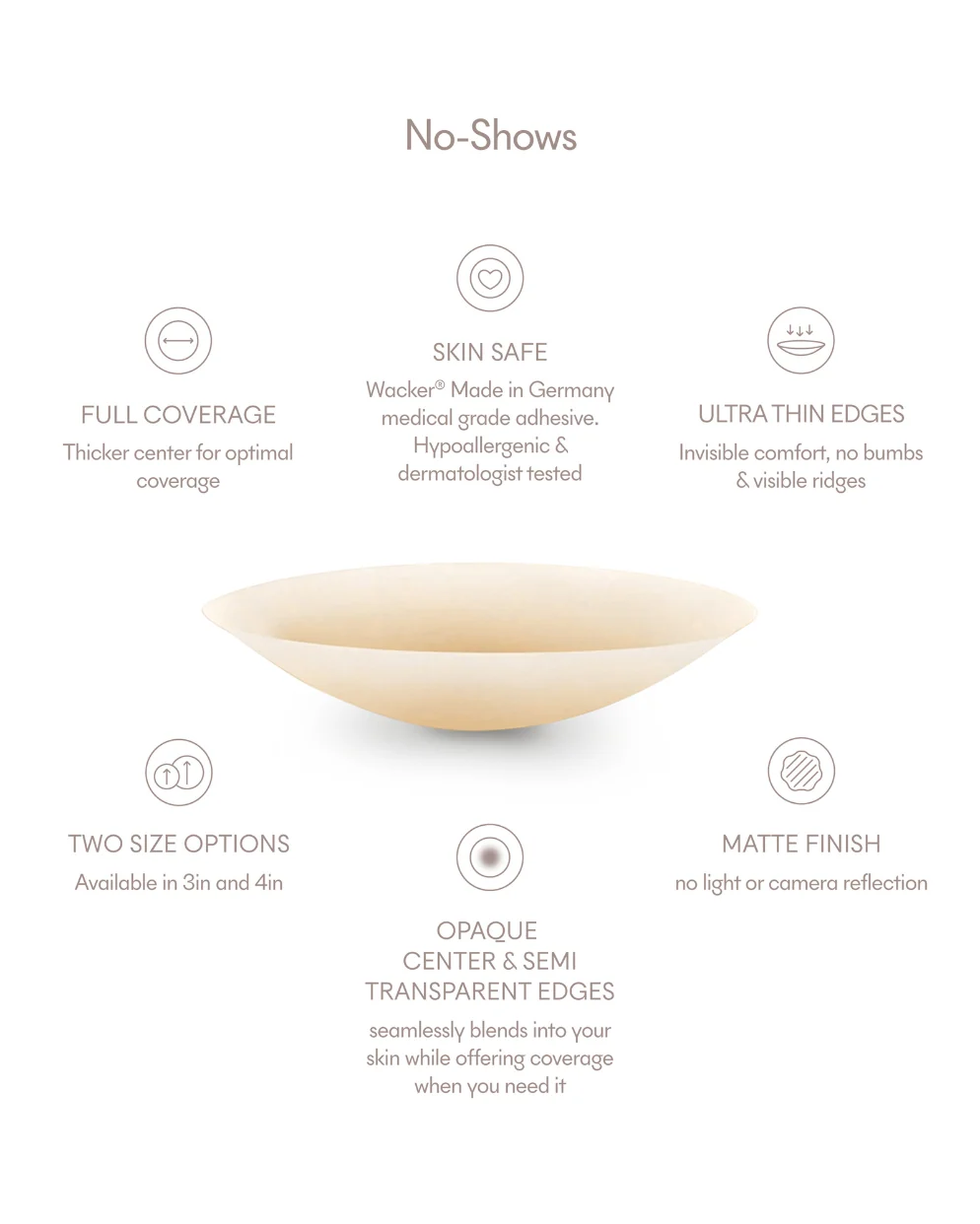No-Show Adhesive Reusable Nipple Covers - Image 5