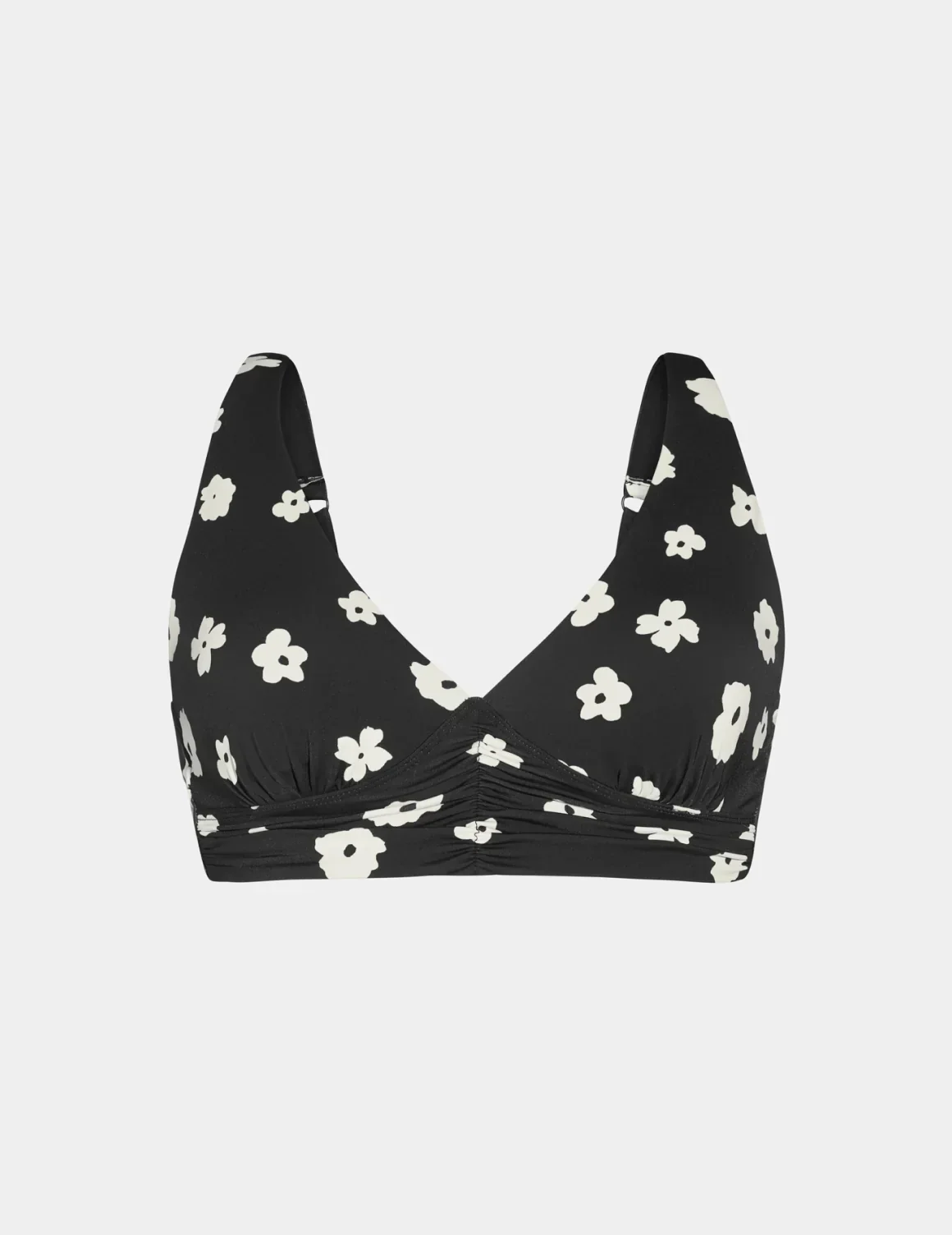 Ruched Deep V Bikini Top - Last Call - Image 12
