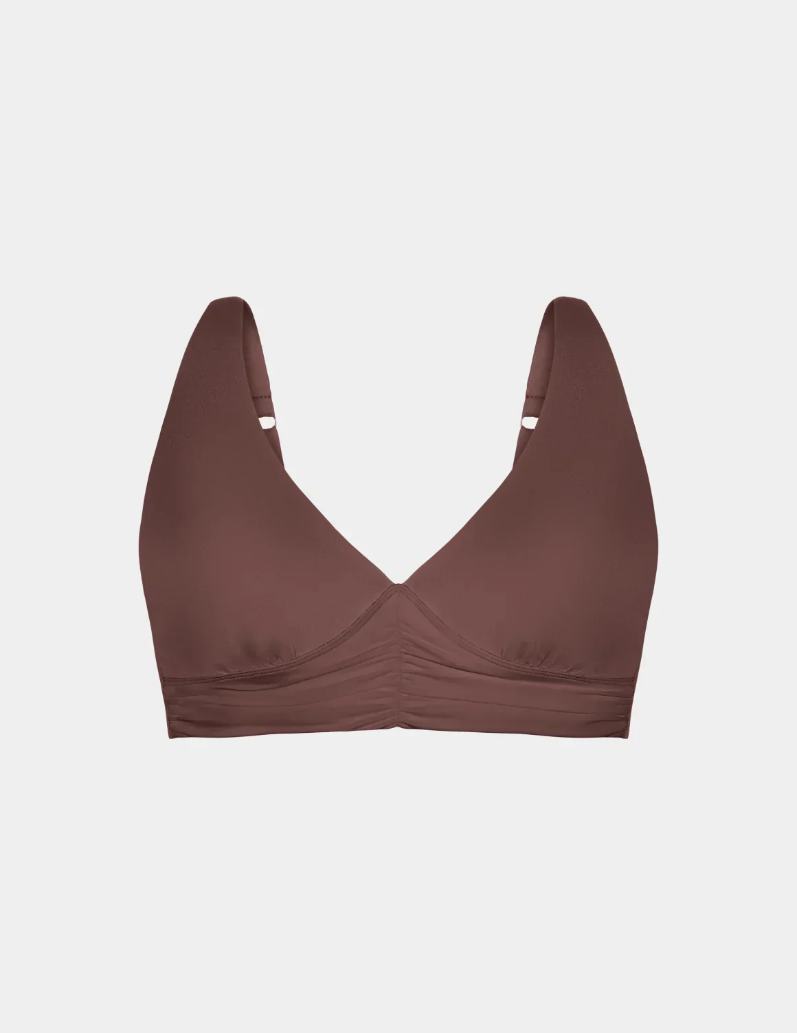 Ruched Deep V Bikini Top - Image 6