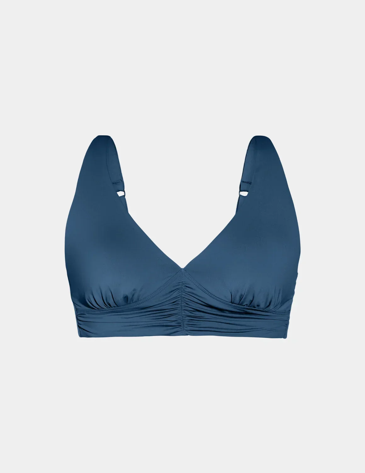 Ruched Deep V Bikini Top - Last Call - Image 15
