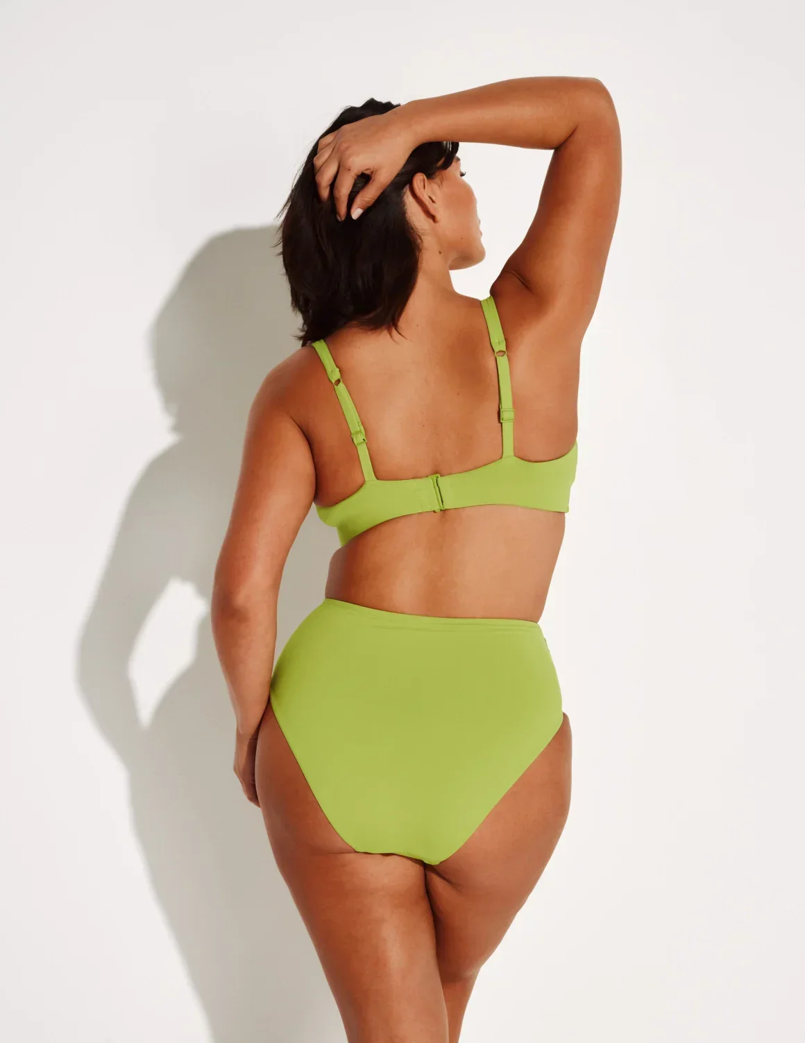 Ruched Deep V Bikini Top - Last Call - Image 19