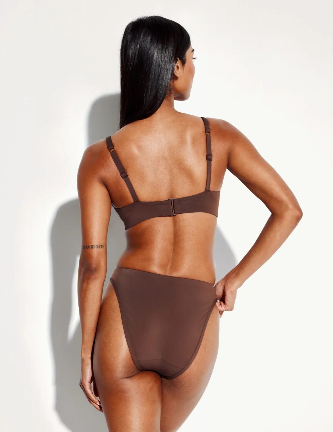 Ruched Deep V Bikini Top - Image 9