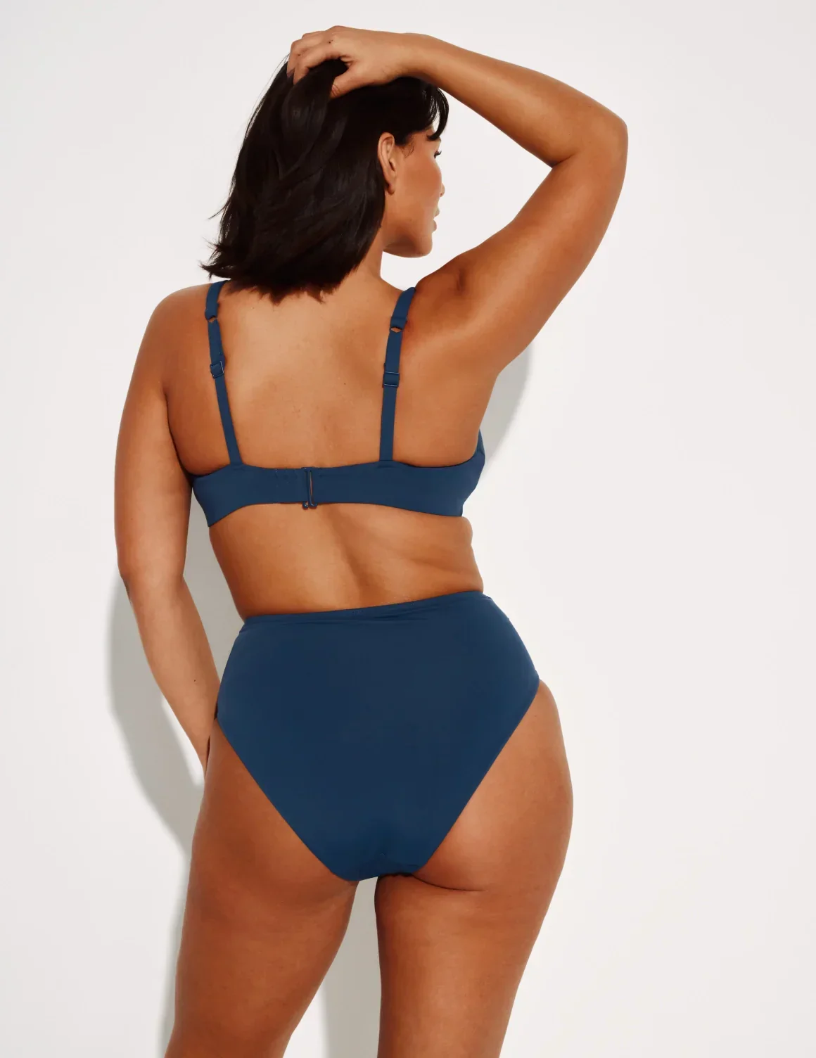 Ruched Deep V Bikini Top - Last Call - Image 23