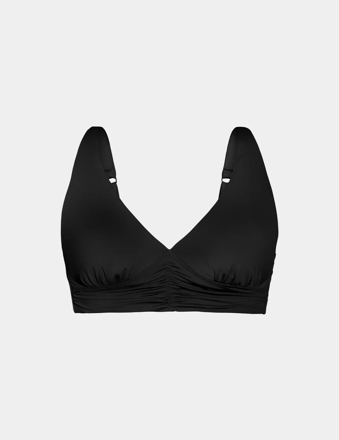 Ruched Deep V Bikini Top - Image 4