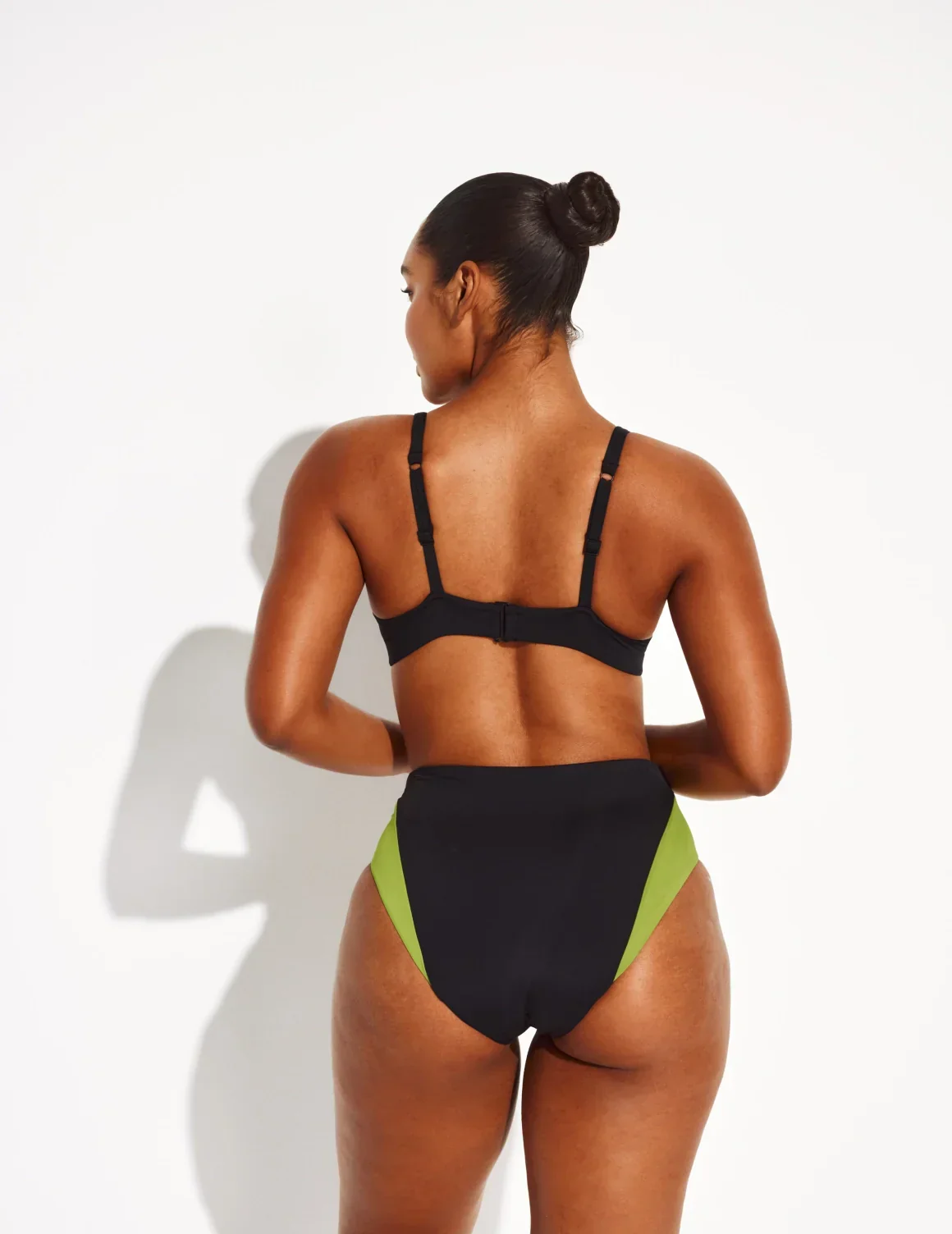 Ruched Deep V Bikini Top - Image 7