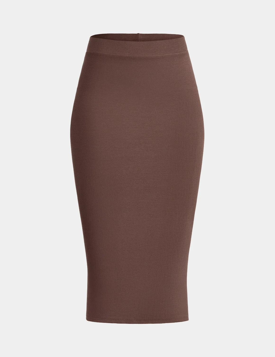 SculptRib™ Cotton Midi Pencil Skirt - Image 13