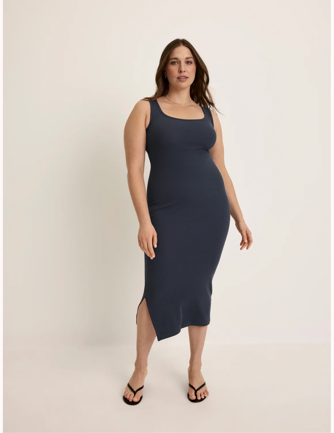 SculptRib™ Cotton Tank Dress - Image 10