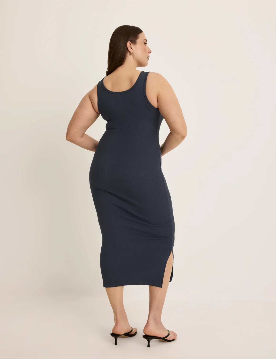 SculptRib™ Cotton Tank Dress - Image 12