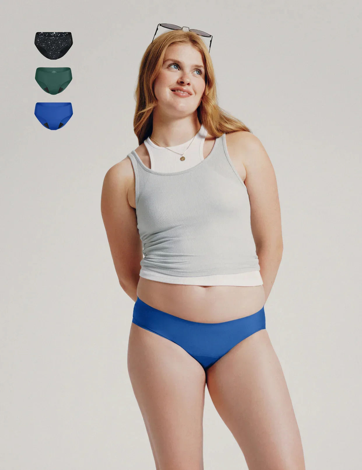 Teen Light Leakproof No-Show Bikini 3-Pack - Image 12