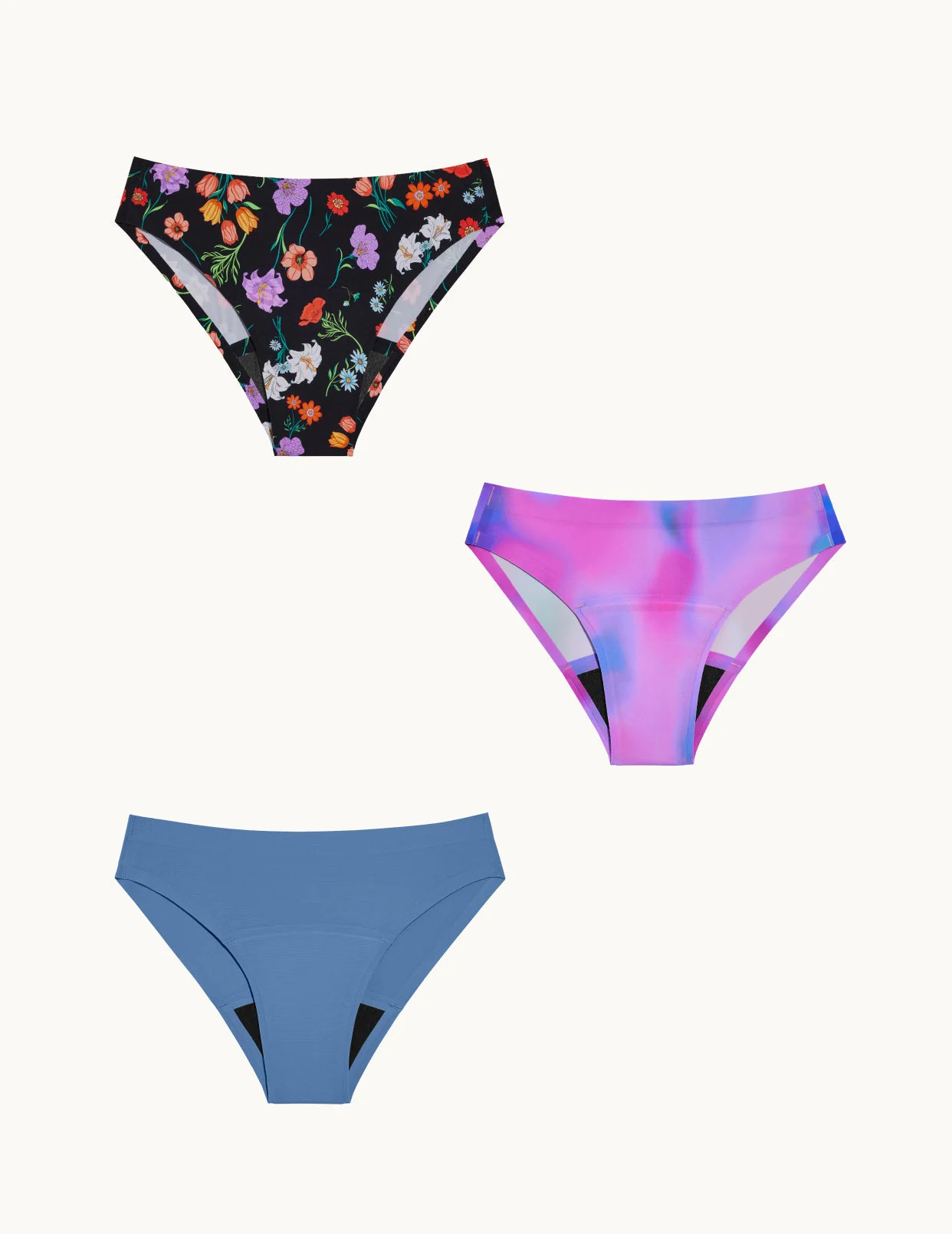 Teen Super Leakproof® No-Show Bikini 3-Pack - Last Call - Image 35