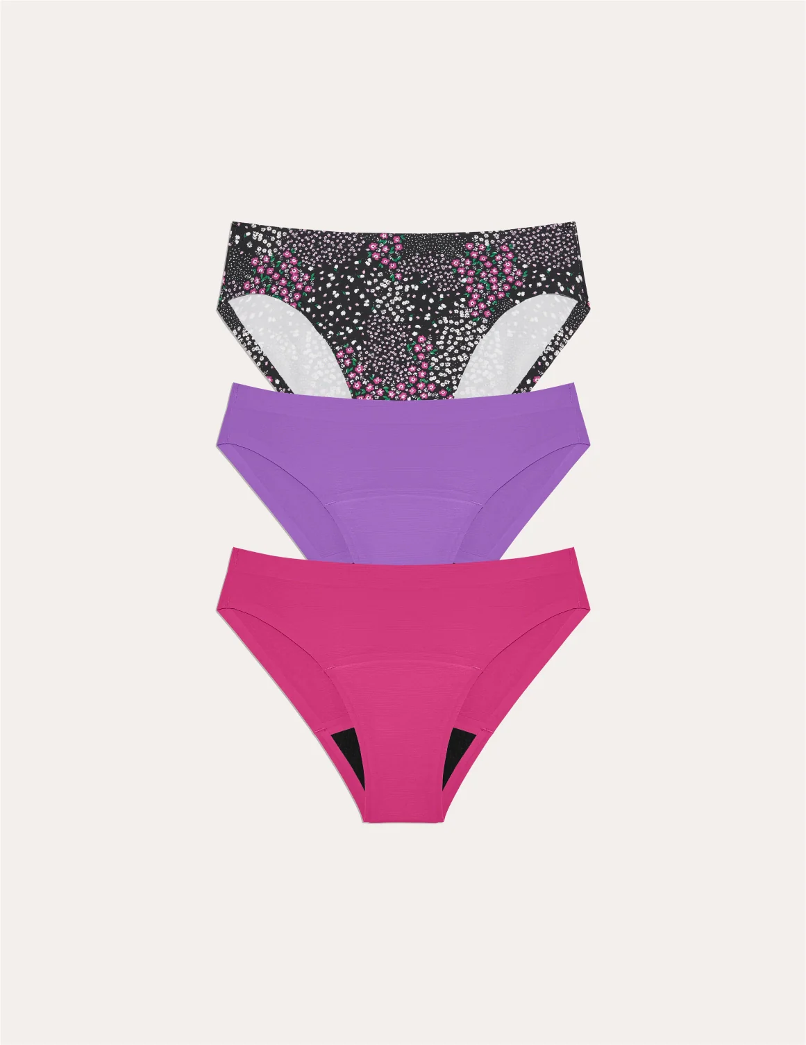 Teen Super Leakproof® No-Show Bikini 3-Pack - Last Call - Image 37