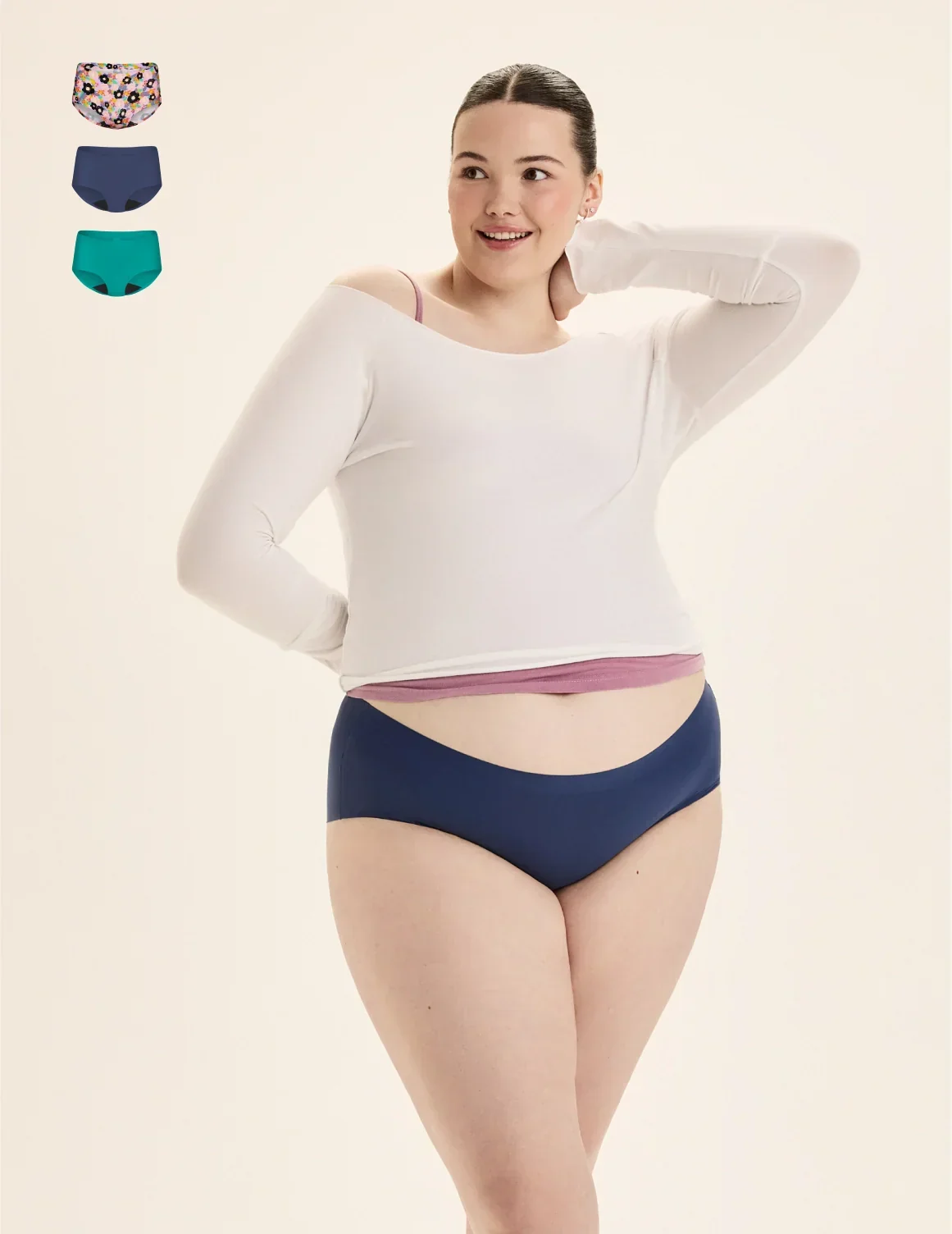 Teen Super Leakproof® No-Show Boyshort 3-Pack - Last Call - Image 13