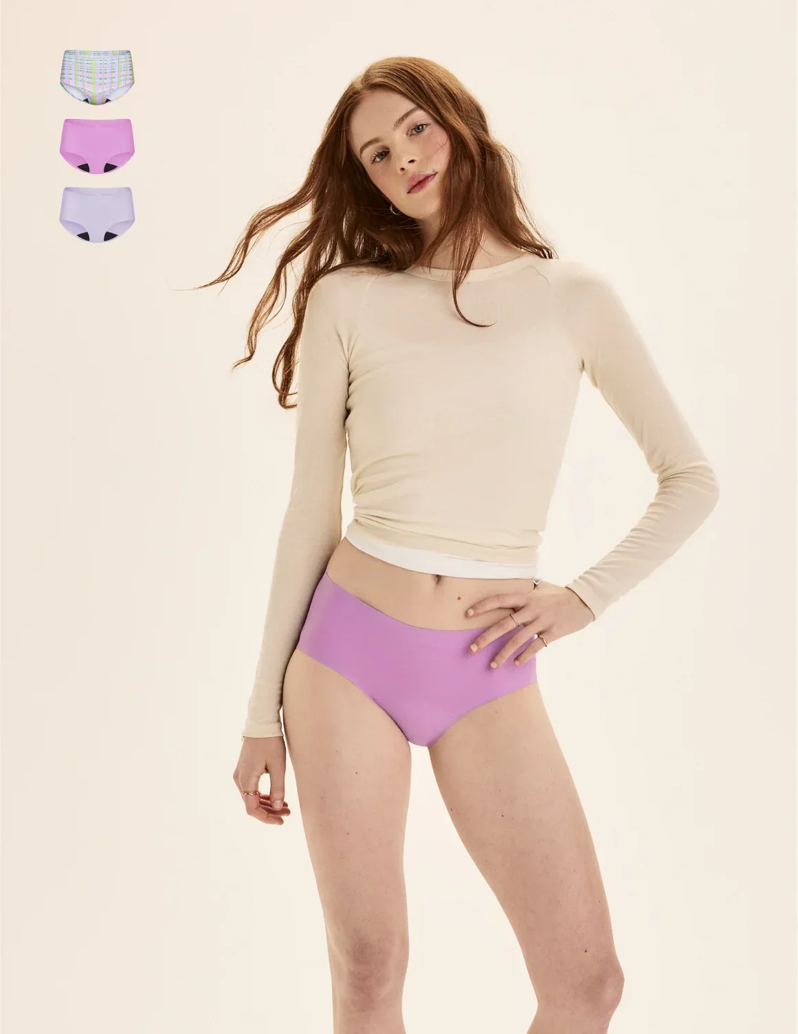 Teen Super Leakproof® No-Show Boyshort 3-Pack - Last Call - Image 15
