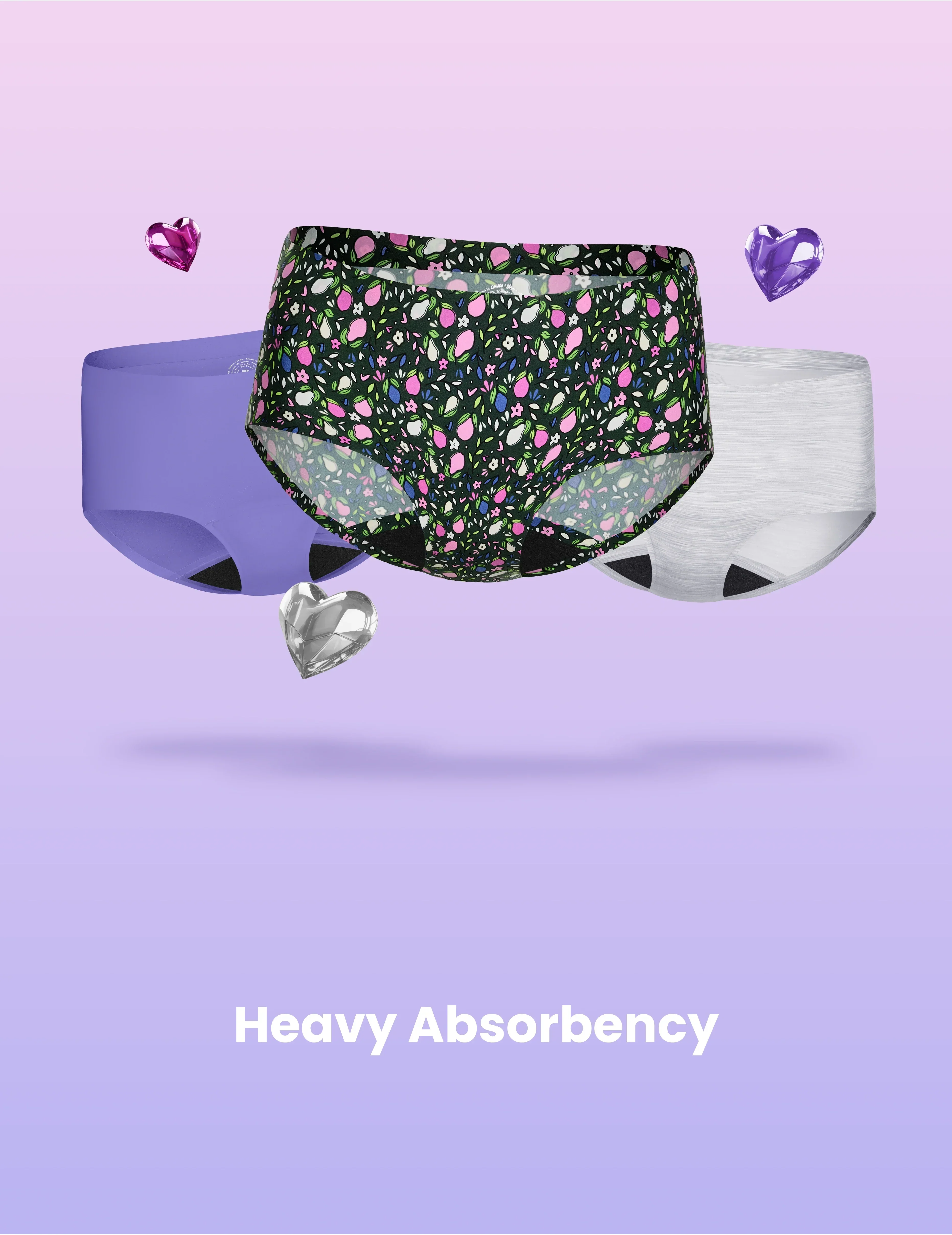 Teen Super Leakproof® No-Show Boyshort 3-Pack - Last Call - Image 28