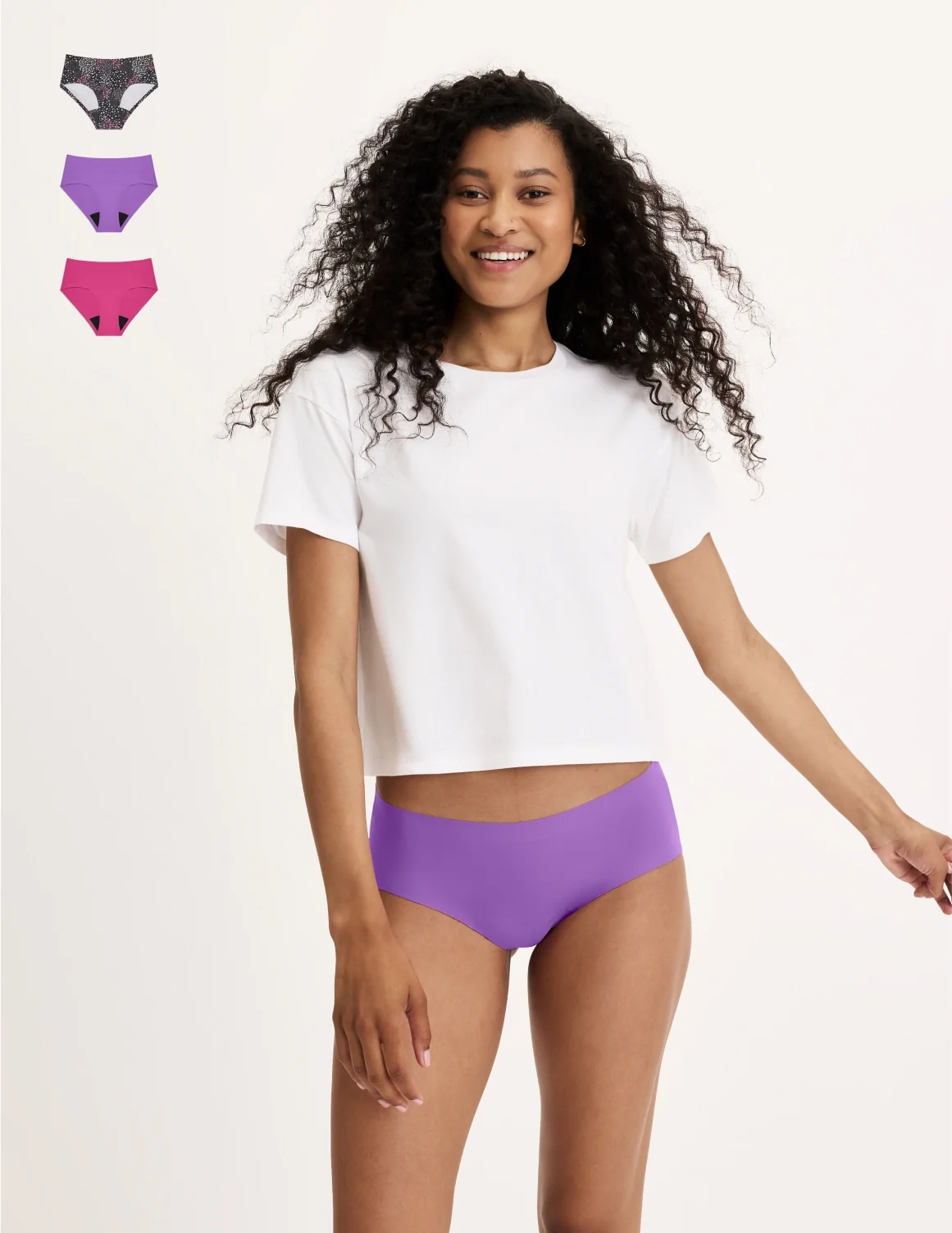 Teen Super Leakproof® No-Show Boyshort 3-Pack - Last Call - Image 32