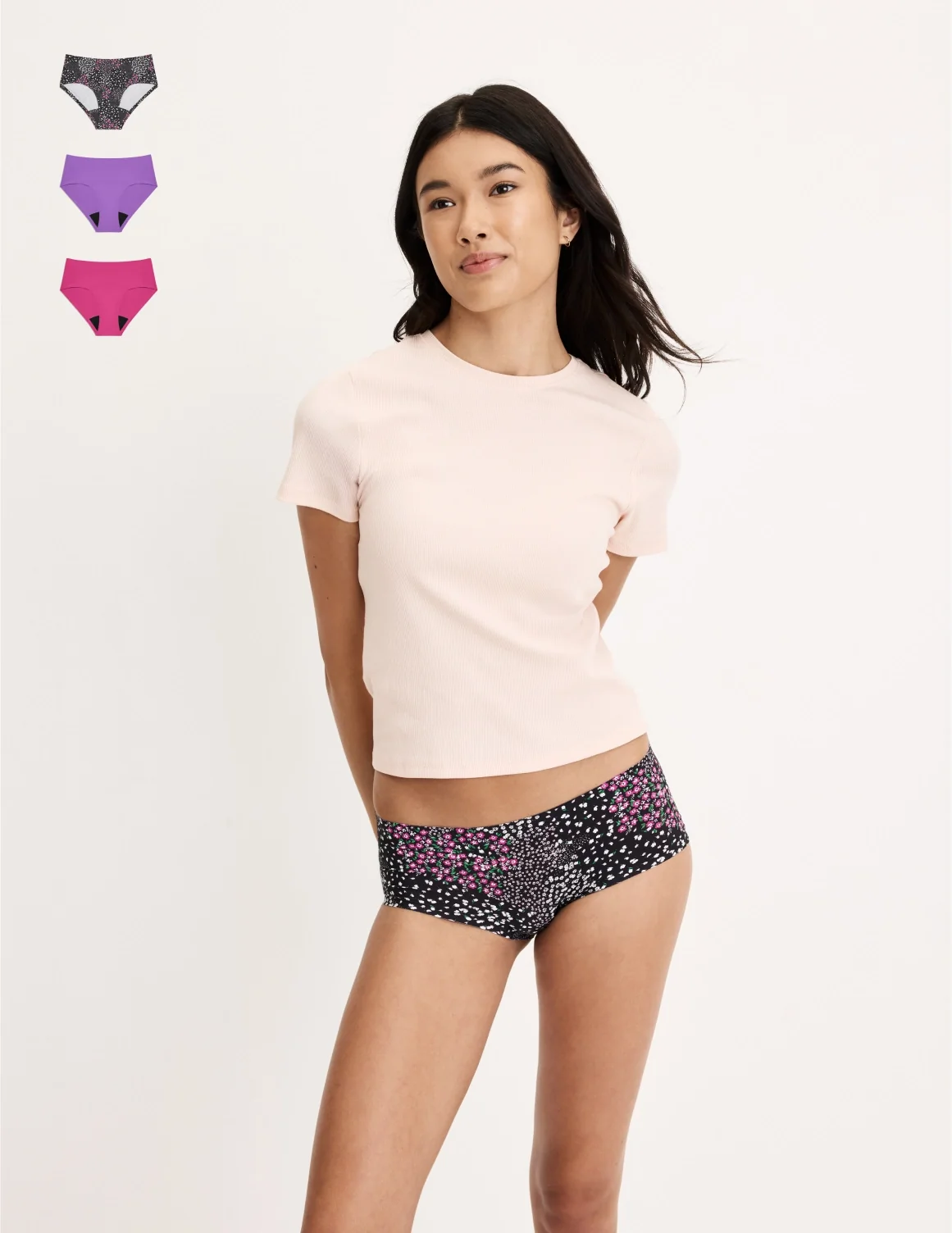 Teen Super Leakproof® No-Show Boyshort 3-Pack - Last Call - Image 35